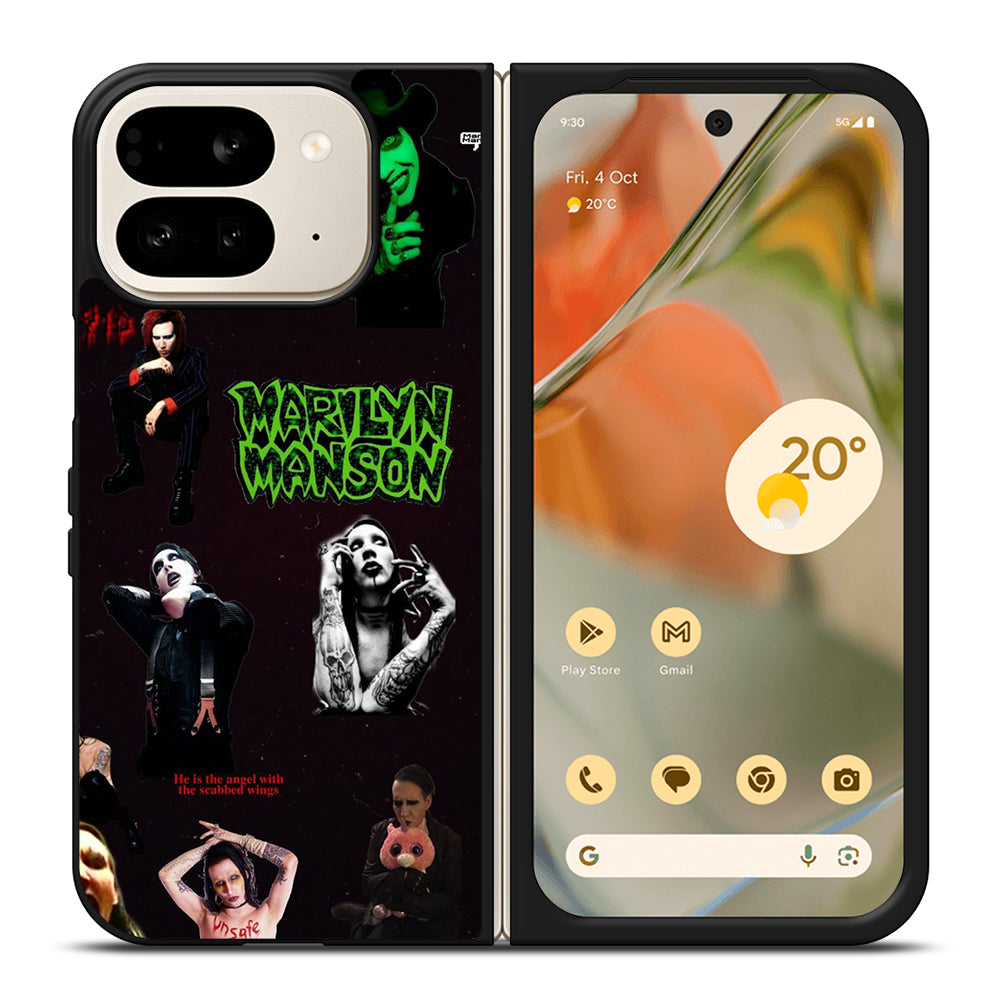 MARILYN MANSON COLLAGE 2 Google Pixel 9 Pro Fold Case Cover