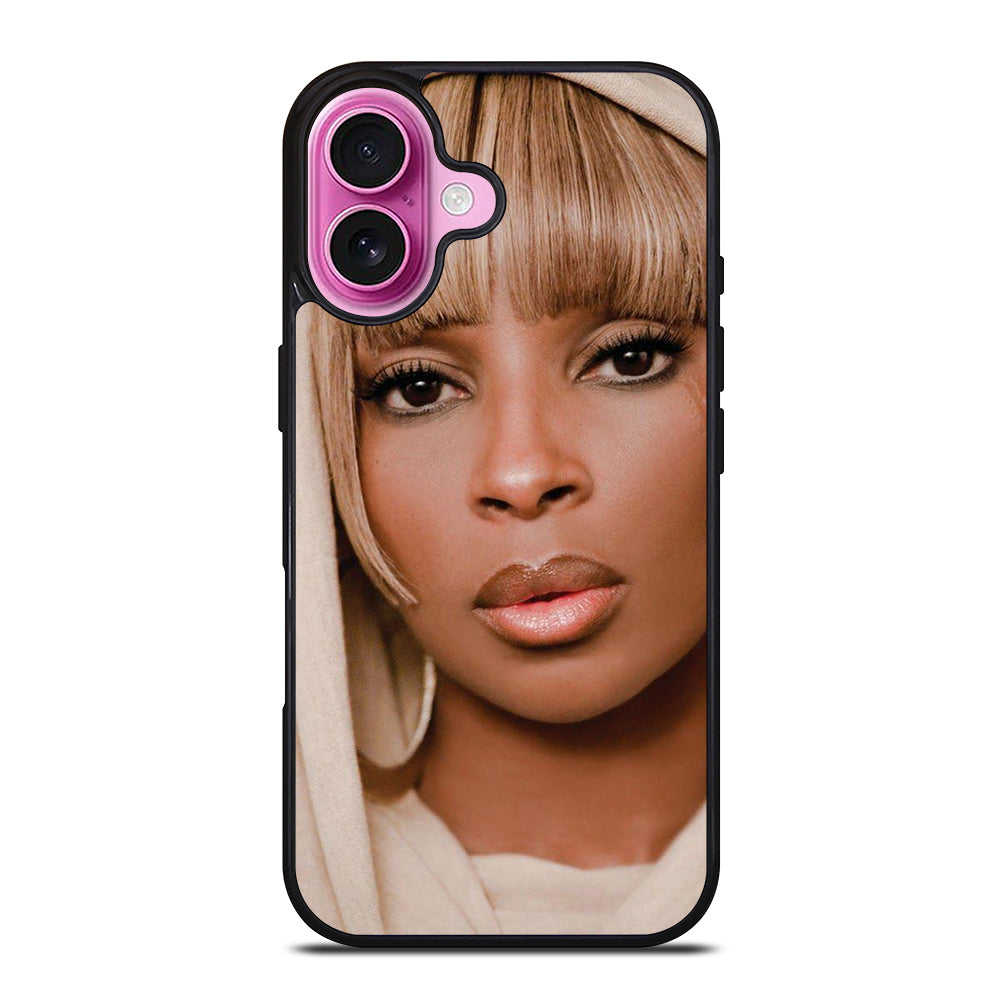 MARY J FACE iPhone 16 Plus Case Cover