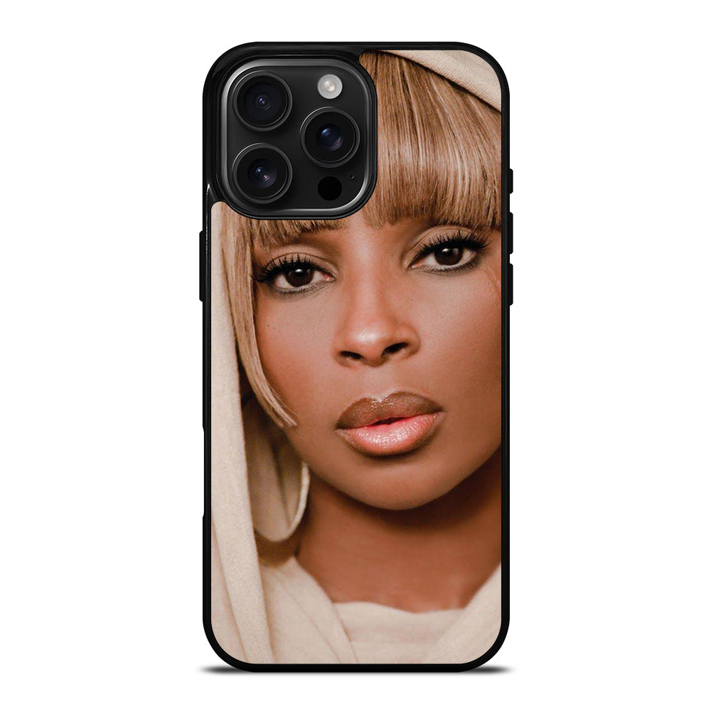 MARY J FACE iPhone 16 Pro Max Case Cover