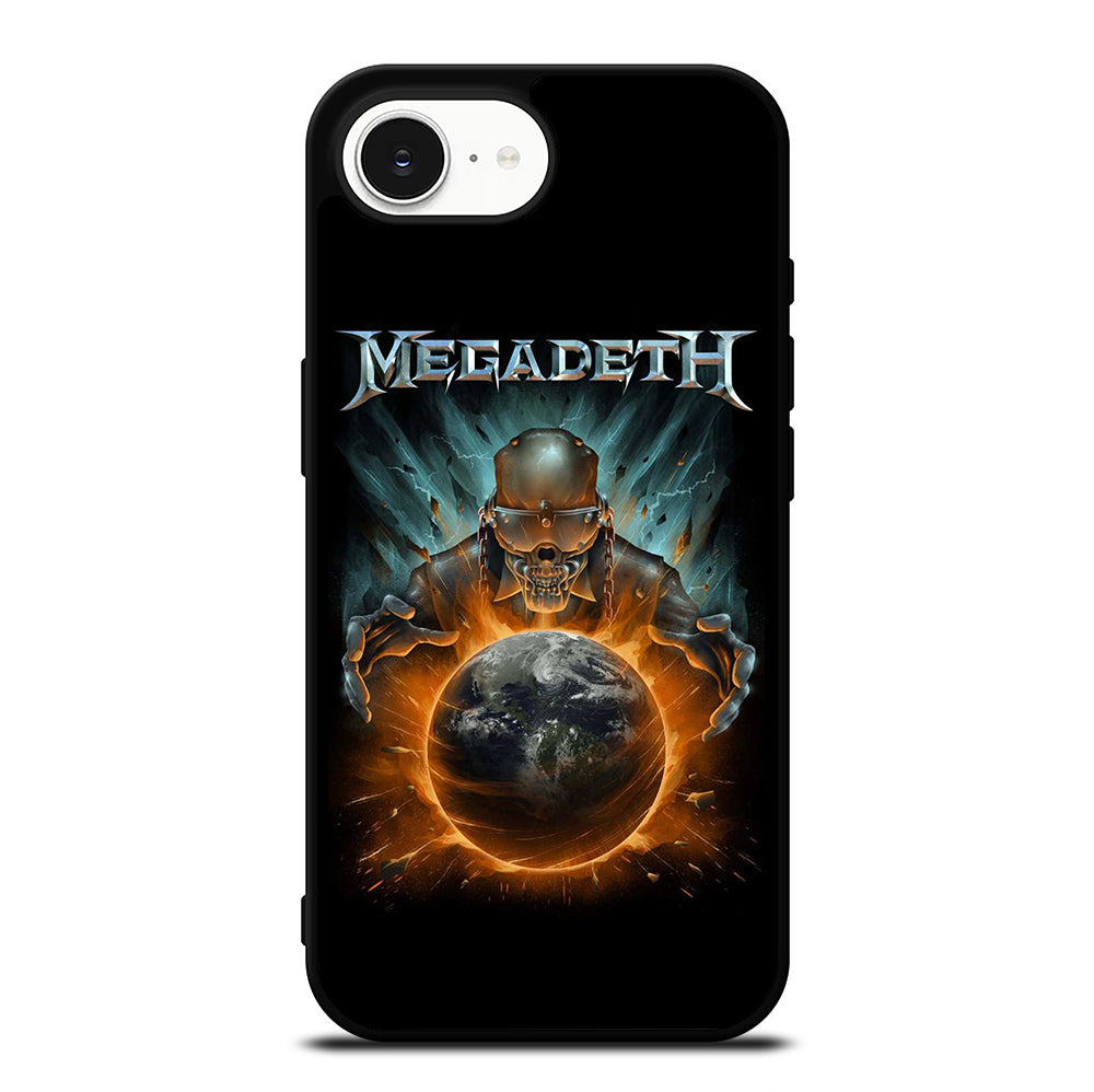 MEGADETH SKULL BLACK iPhone 16e Case Cover