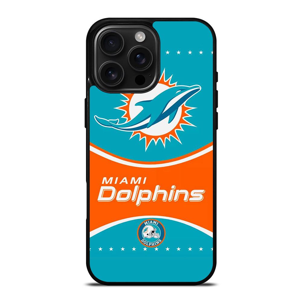 MIAMI DOLPHINS NFL FOOTBALL LOGO 2 iPhone 16 Pro Max Case Cover