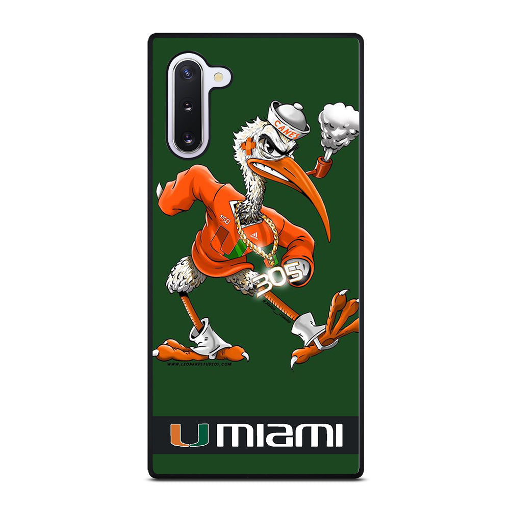 MIAMI HURRICANES MASCOT Samsung Galaxy Note 10 Case Cover