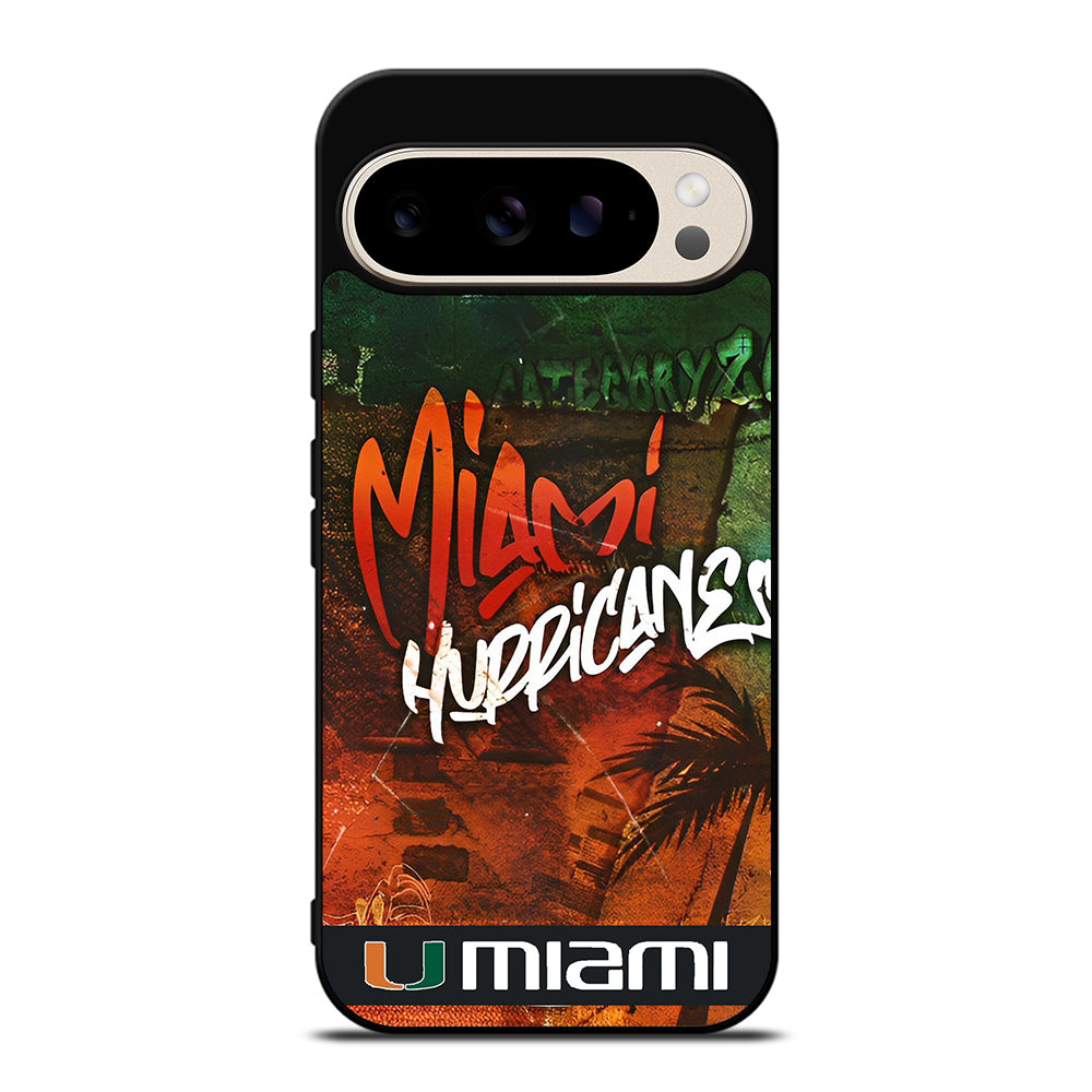MIAMI HURRICANES Google Pixel 9 Pro Case Cover