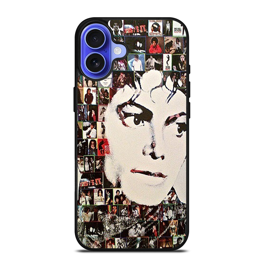 MICHAEL JACKSON COLLAGE ART iPhone 16 Case Cover