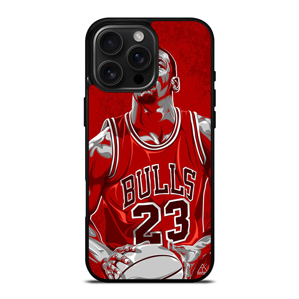 MICHAEL JORDAN ART NBA iPhone 16 Pro Max Case Cover