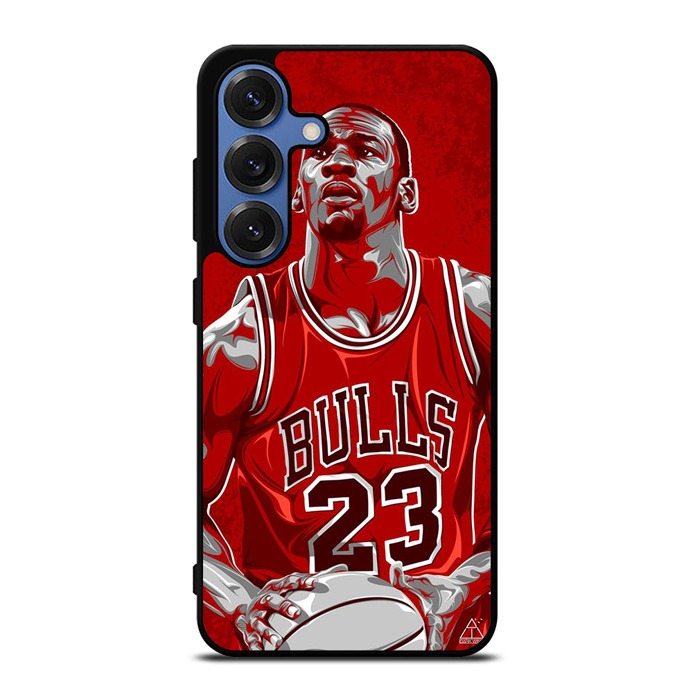 MICHAEL JORDAN ART NBA Samsung Galaxy S25 Case Cover