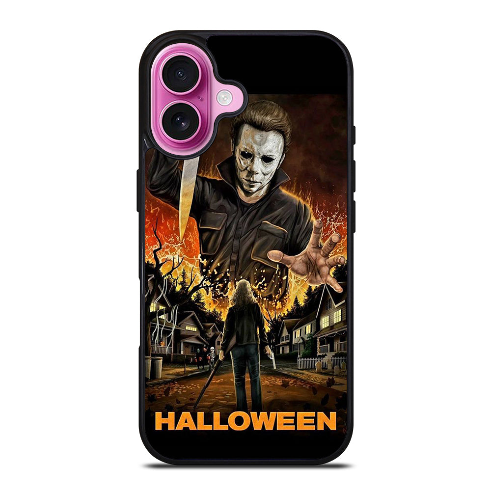 MICHAEL MYERS HALLOWEEN ART iPhone 16 Plus Case Cover
