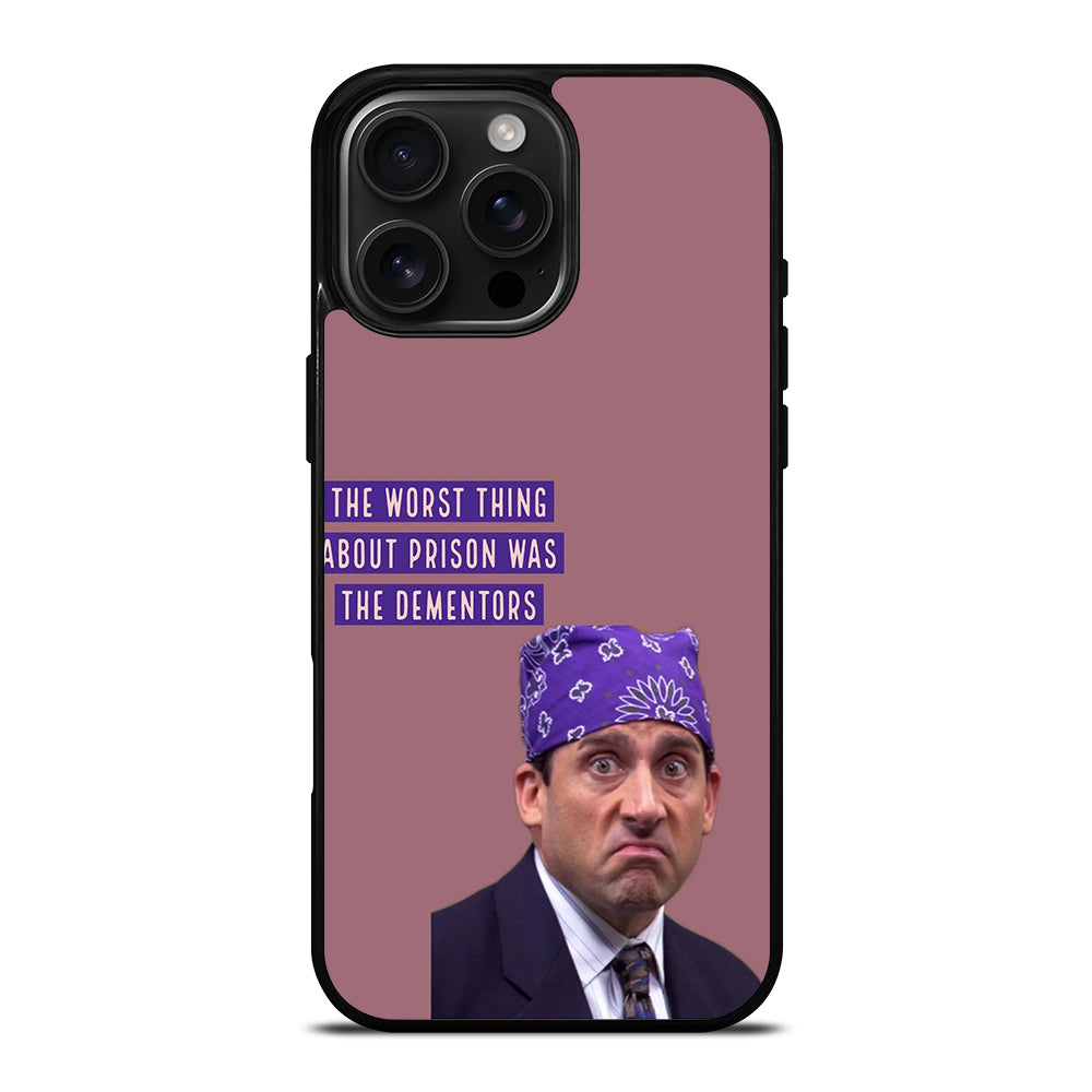 MICHAEL SCOTT THE OFFICE QUOTE iPhone 16 Pro Max Case Cover