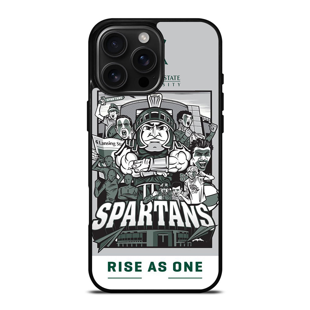 MICHIGAN STATE UNIVERSITY MSU LOGO 2 iPhone 16 Pro Max Case Cover