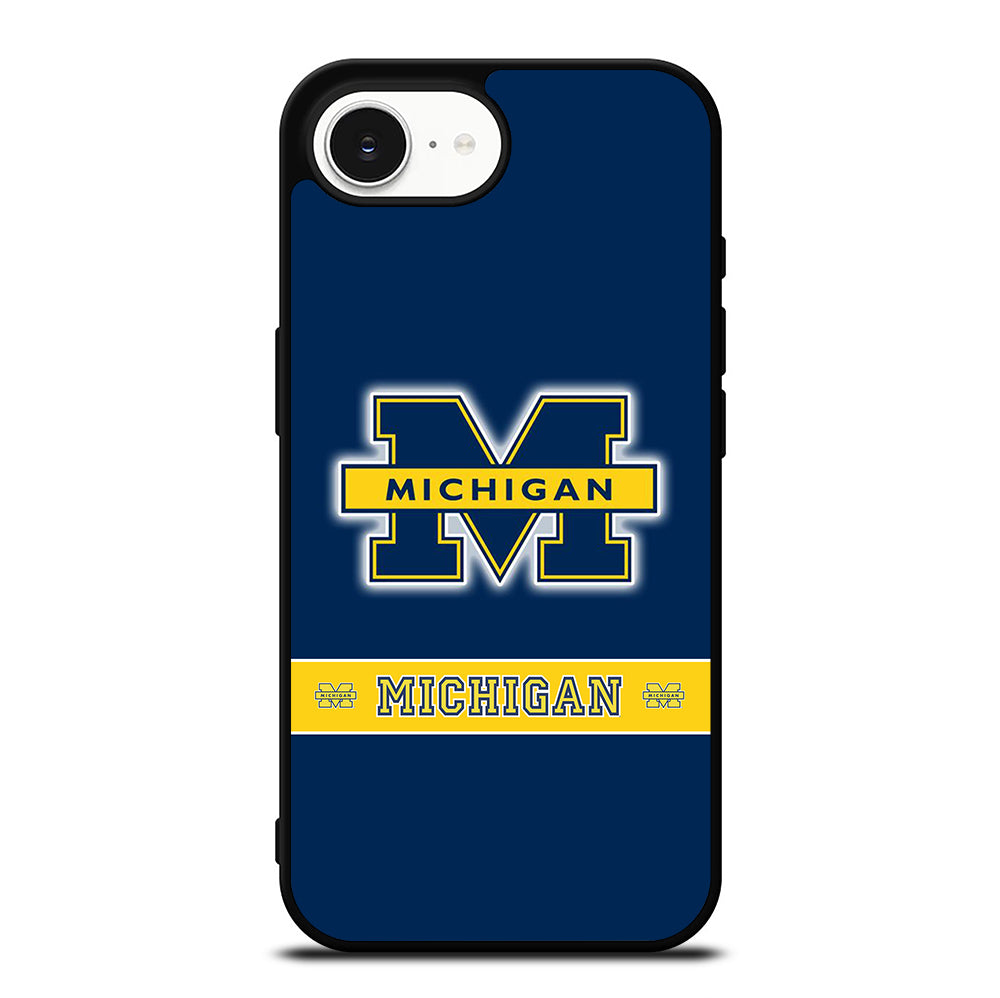 MICHIGAN WOLVERINES LOGO iPhone 16e Case Cover