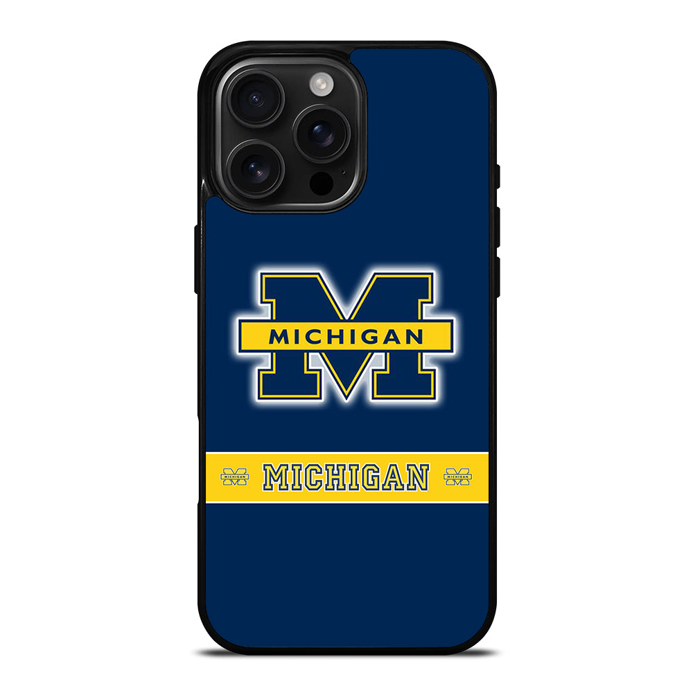 MICHIGAN WOLVERINES LOGO iPhone 16 Pro Max Case Cover