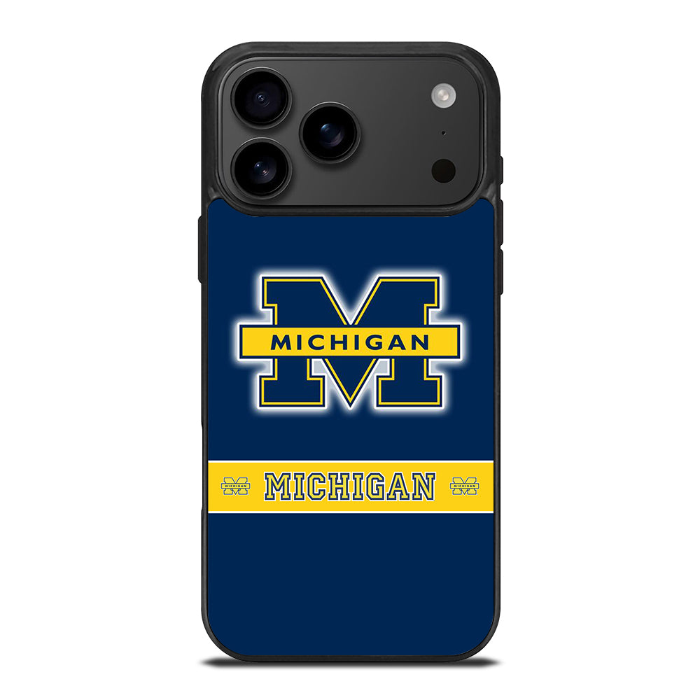 MICHIGAN WOLVERINES LOGO iPhone 17 Pro Max Case Cover