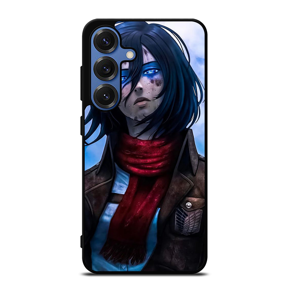 MIKASA ACKERMAN ATTACK ON TITAN ANIME SERIES Samsung Galaxy S25 Case Cover