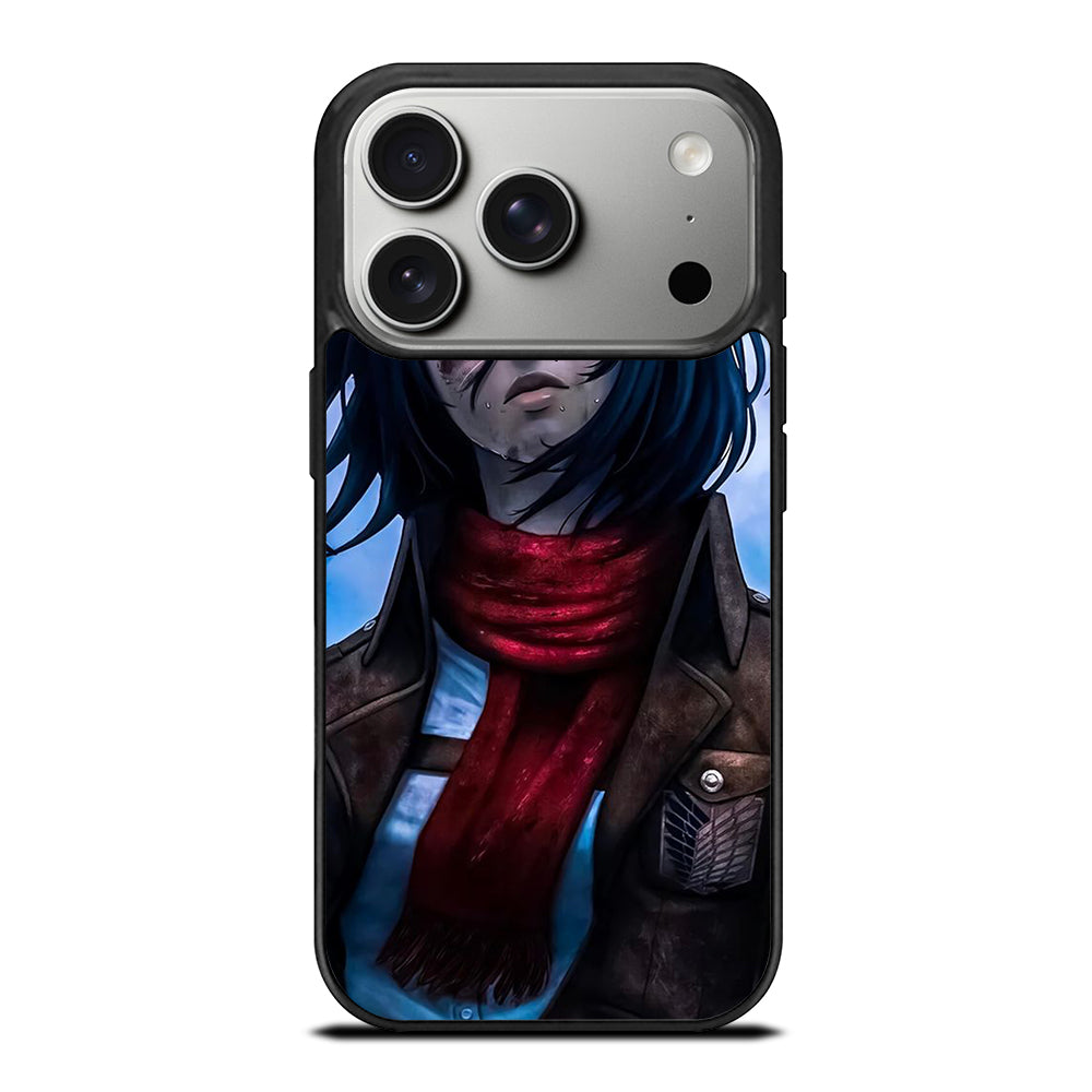 MIKASA ACKERMAN ATTACK ON TITAN ANIME SERIES iPhone 17 Pro Case Cover