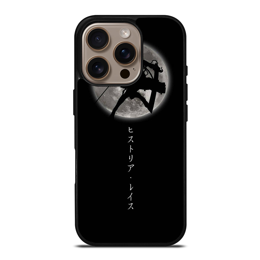 MIKASA ACKERMAN SHADOW ATTACK ON TITAN iPhone 16 Pro Case Cover