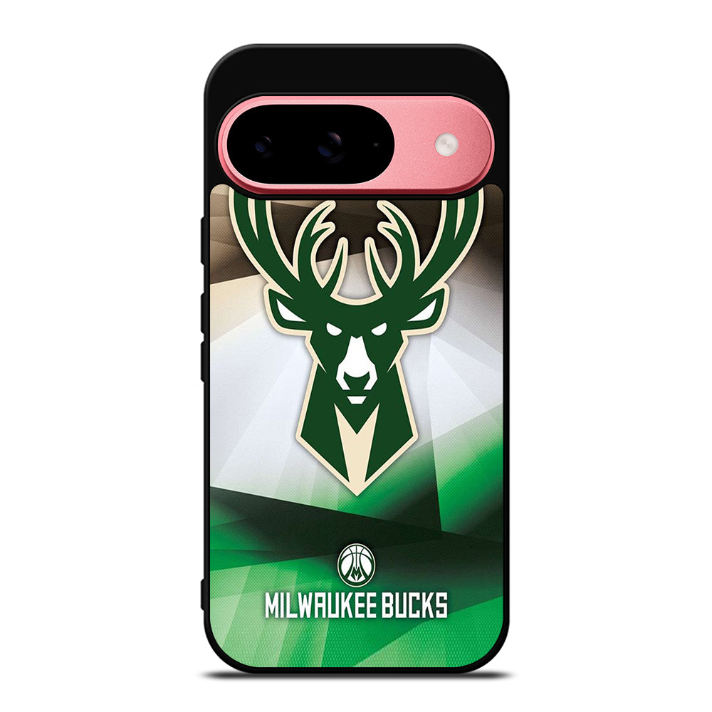 MILWAUKEE BUCKS LOGO BASKETBALL Google Pixel 9 Case Cover