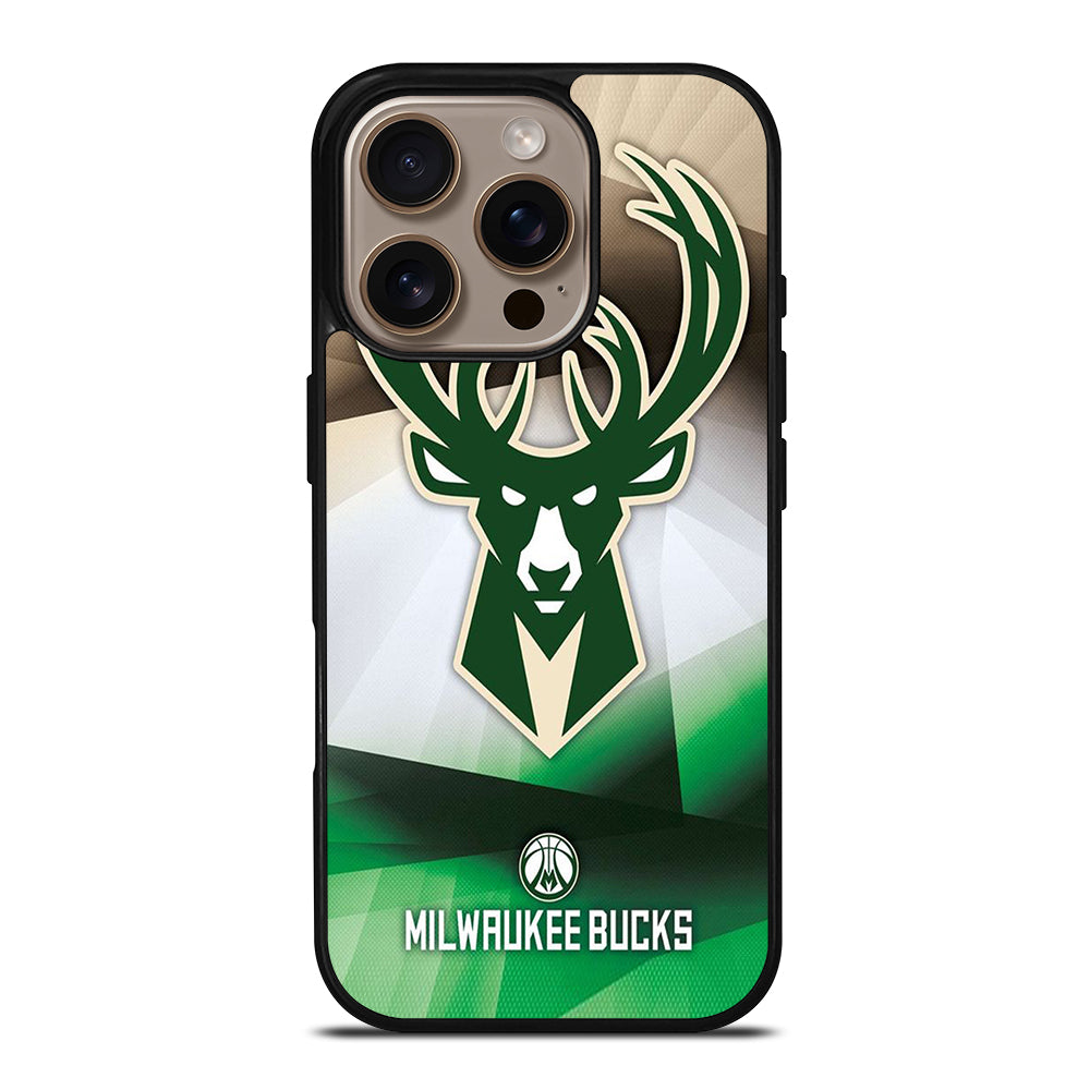 MILWAUKEE BUCKS LOGO BASKETBALL iPhone 16 Pro Case Cover