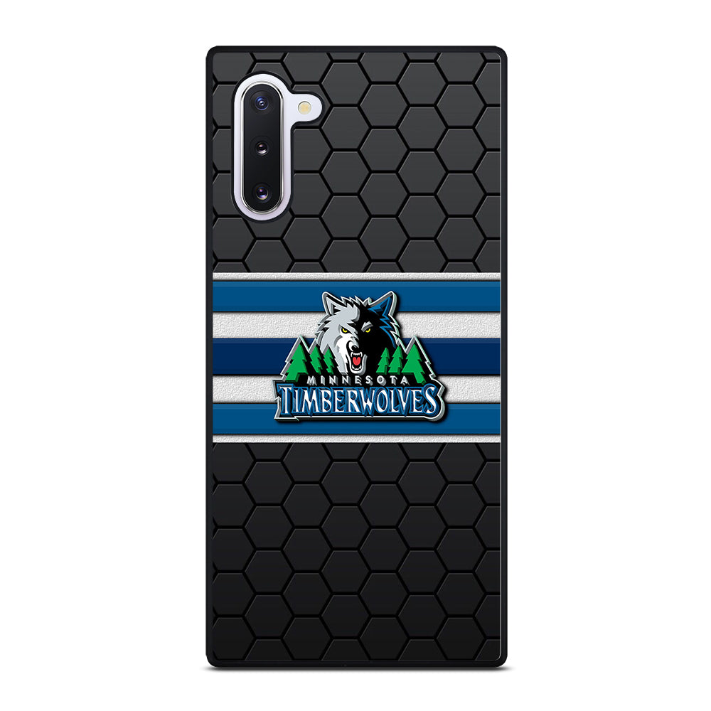 MINNESOTA TIMBERWOLVES HEXAGON LOGO Samsung Galaxy Note 10 Case Cover