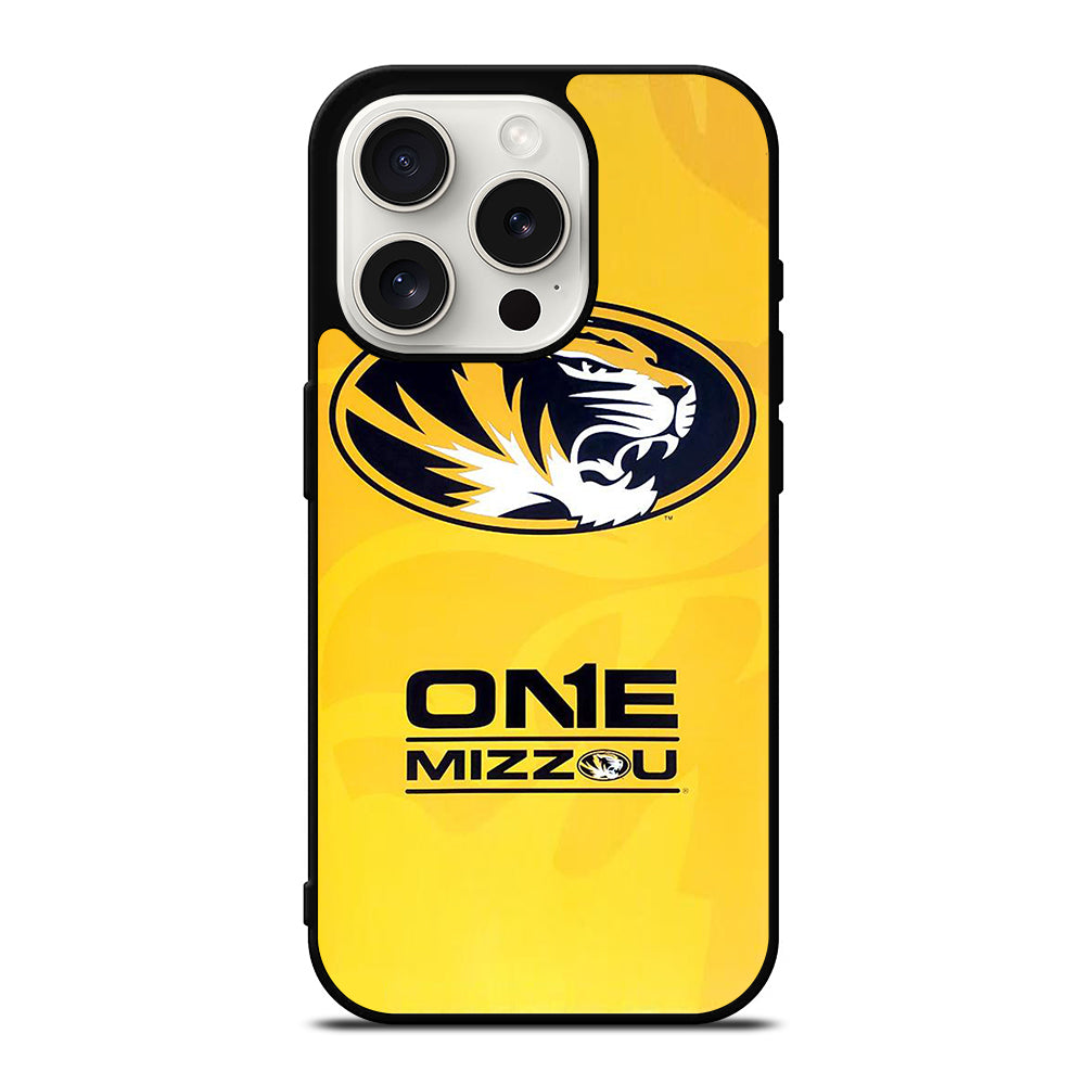 MISSOURI TIGERS FOOTBALL SYMBOL iPhone 15 Pro Case Cover