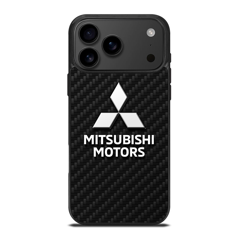 MITSUBISHI MOTORS CARBON LOGO 2 iPhone 17 Pro Max Case Cover