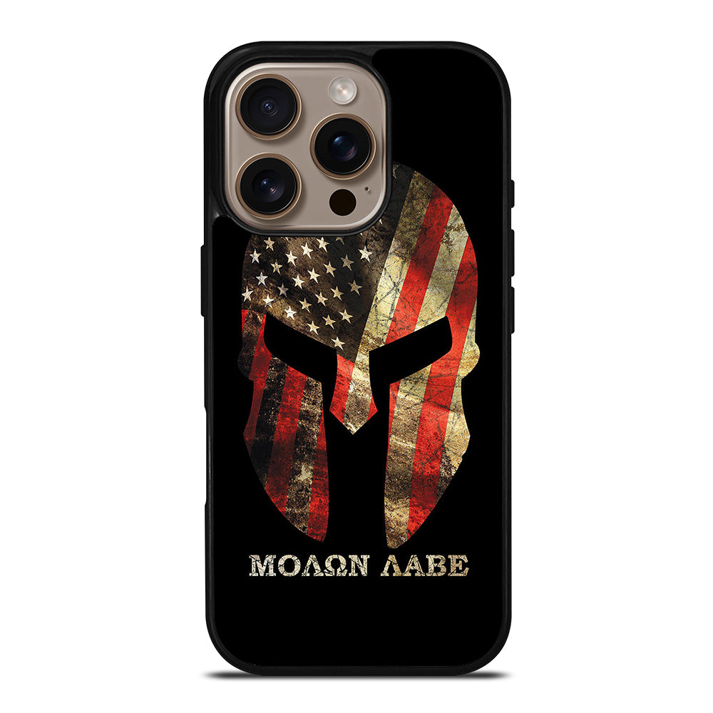 MOLON LABE AMERICAN FLAG SYMBOL iPhone 16 Pro Case Cover