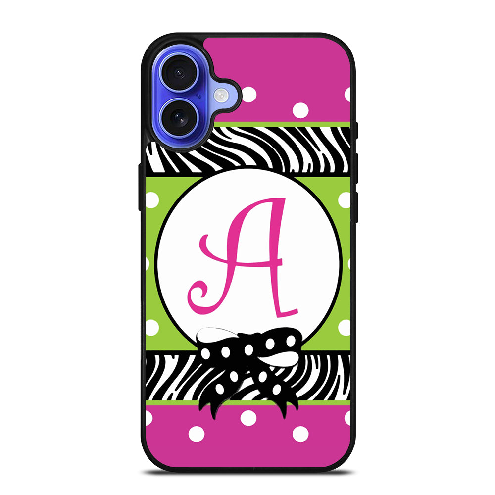 MONOGRAM GARDEN FLAG POLCADOT iPhone 16 Case Cover