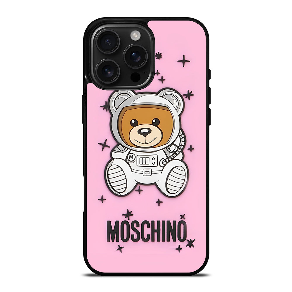MOSCHINO TEDDY BEAR ASTRONOUT iPhone 16 Pro Max Case Cover
