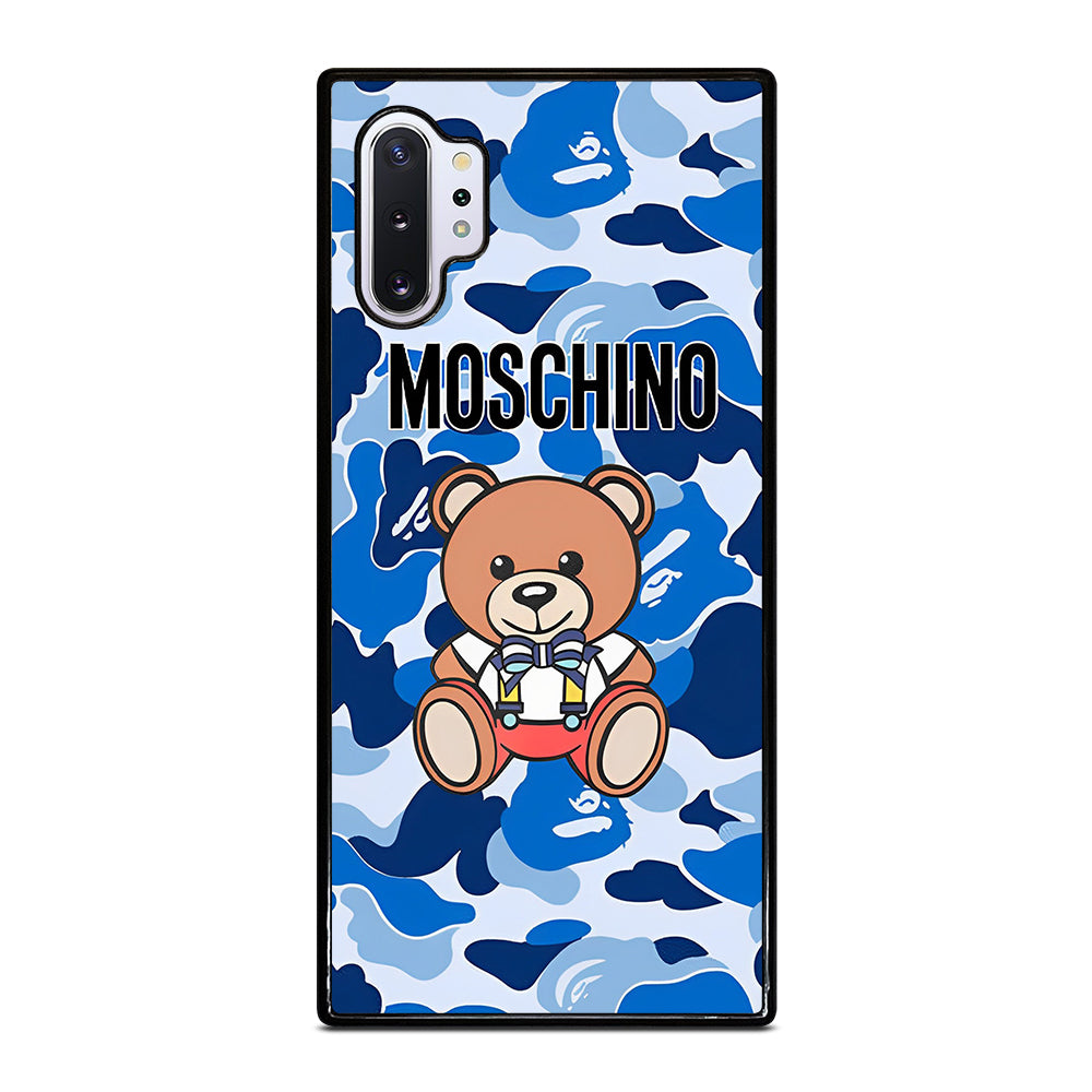 MOSCHINO TEDDY BEAR CAMO Samsung Galaxy Note 10 Plus Case Cover