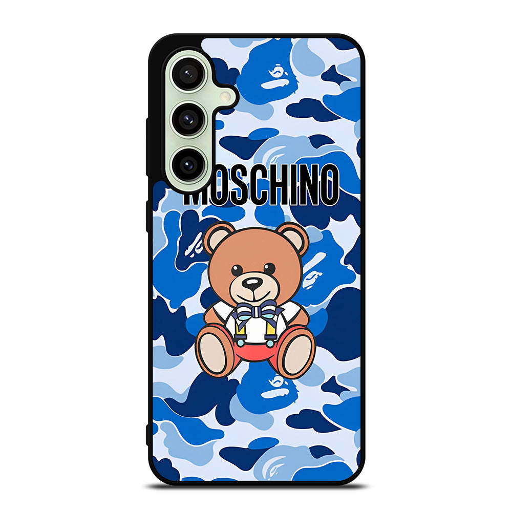 MOSCHINO TEDDY BEAR CAMO Samsung Galaxy S24 FE Case Cover
