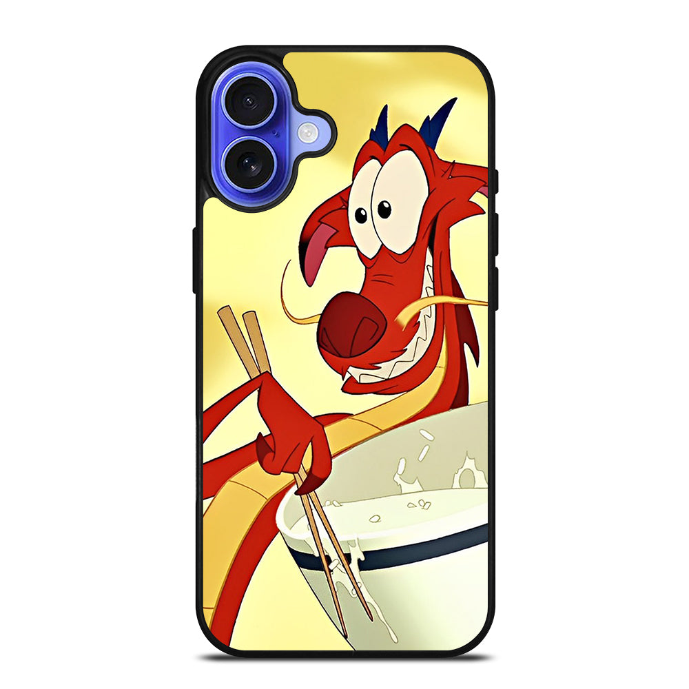 MUSHU MULAN DISNEY CARTOON 3 iPhone 16 Case Cover