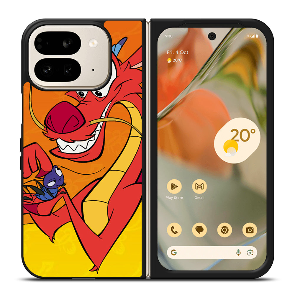 MUSHU MULAN DISNEY CARTOON 4 Google Pixel 9 Pro Fold Case Cover