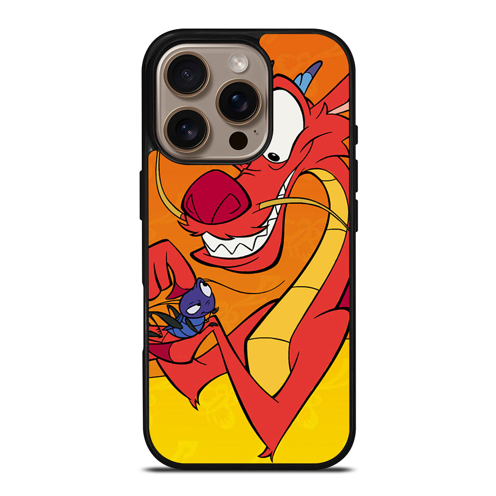 MUSHU MULAN DISNEY CARTOON 4 iPhone 16 Pro Case Cover
