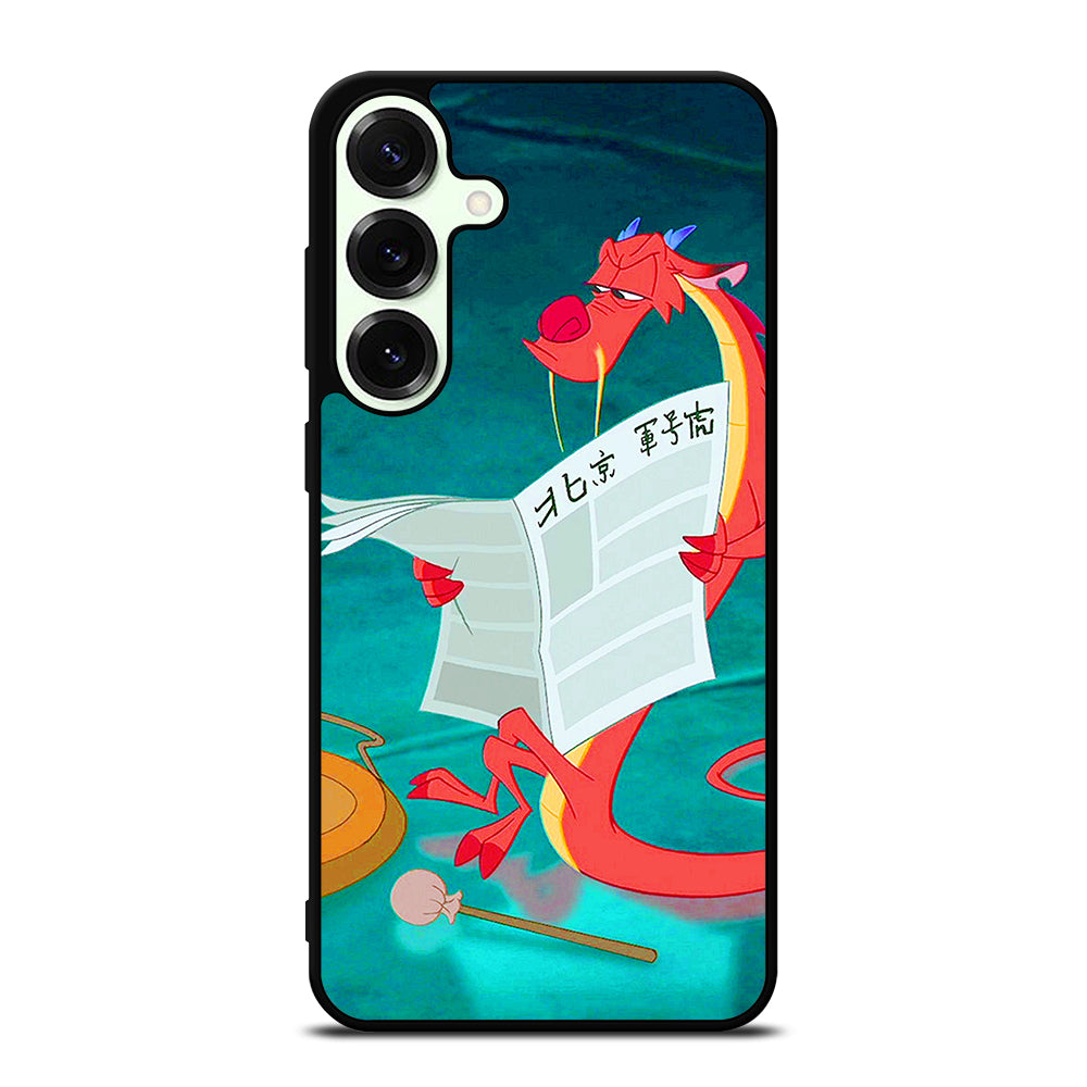 MUSHU MULAN DISNEY CARTOON 5 Samsung Galaxy S25 Plus Case Cover