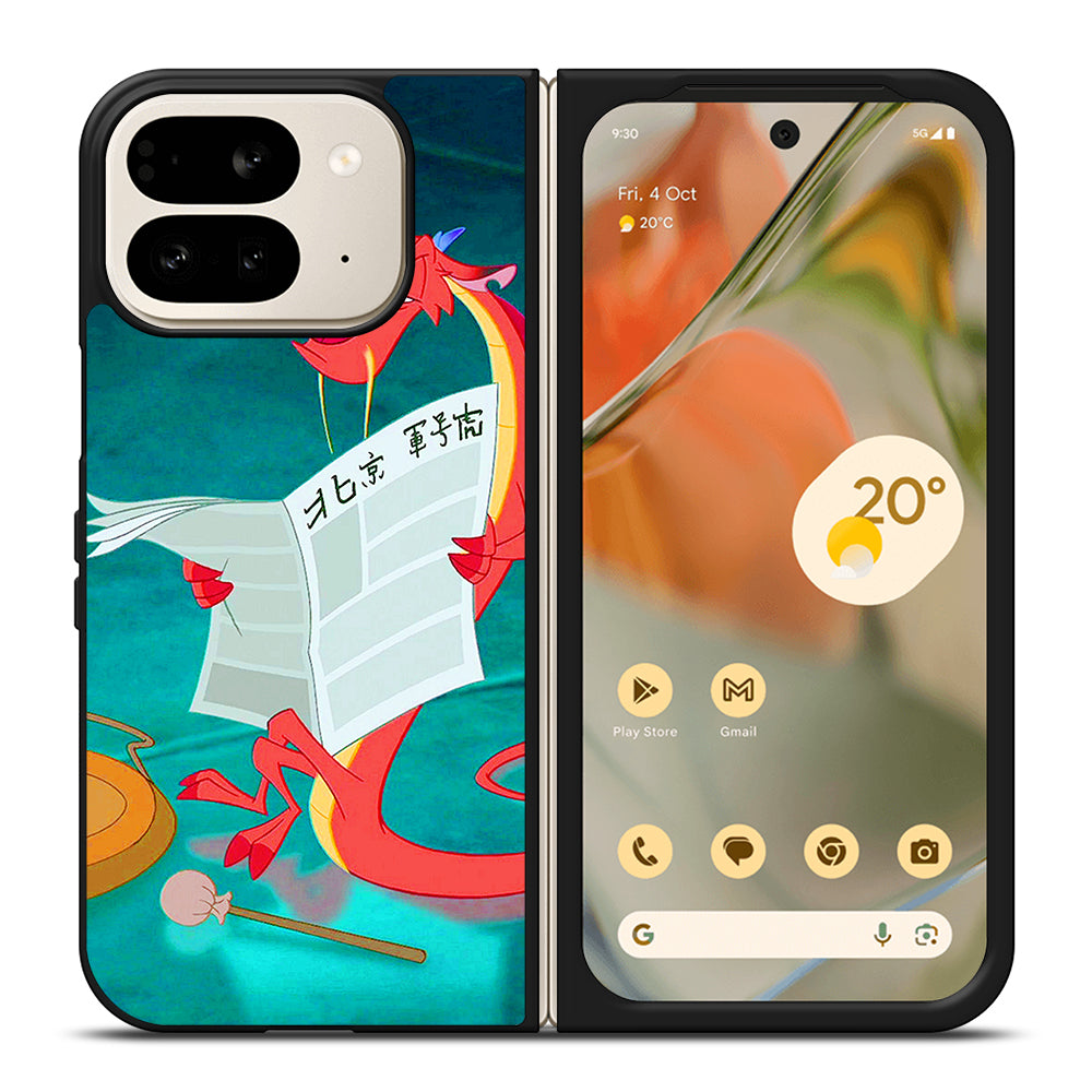 MUSHU MULAN DISNEY CARTOON 5 Google Pixel 9 Pro Fold Case Cover