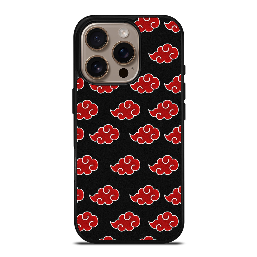 NARUTO AKATSUKI CLOUDS PATTERN iPhone 16 Pro Case Cover