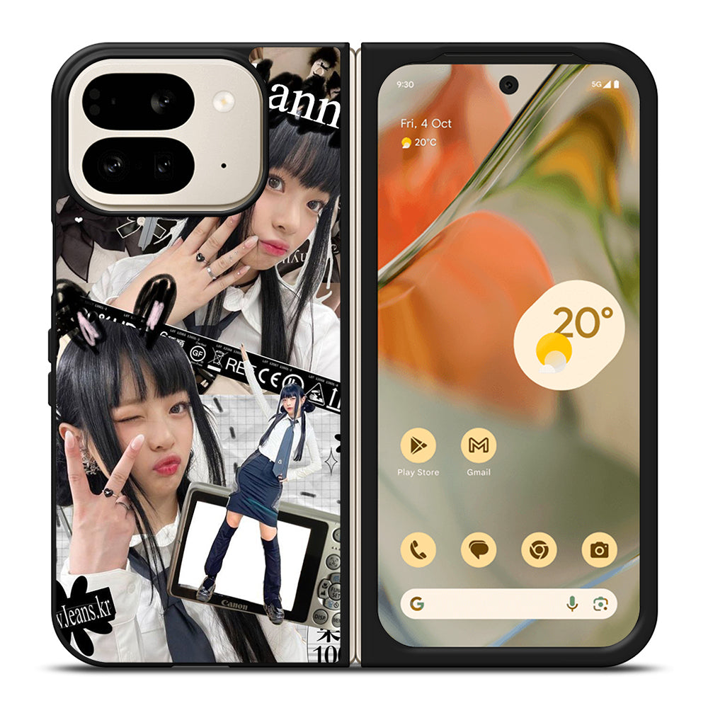 NEWJEANS HANNI KPOP COLLAGE Google Pixel 9 Pro Fold Case Cover