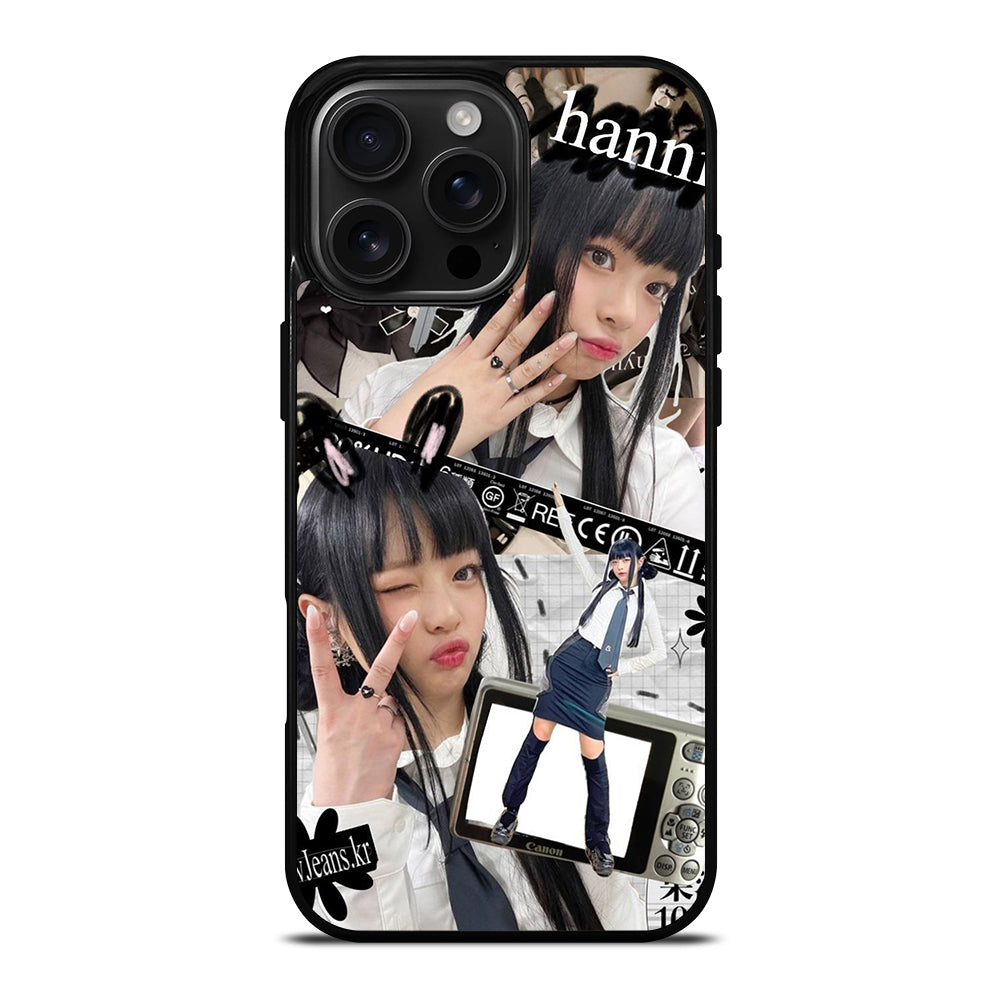 NEWJEANS HANNI KPOP COLLAGE iPhone 16 Pro Max Case Cover