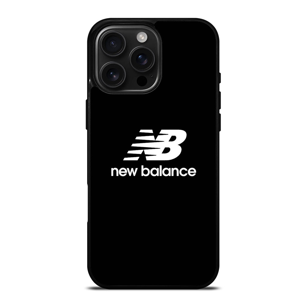 NEW BALANCE BLACK LOGO iPhone 16 Pro Max Case Cover