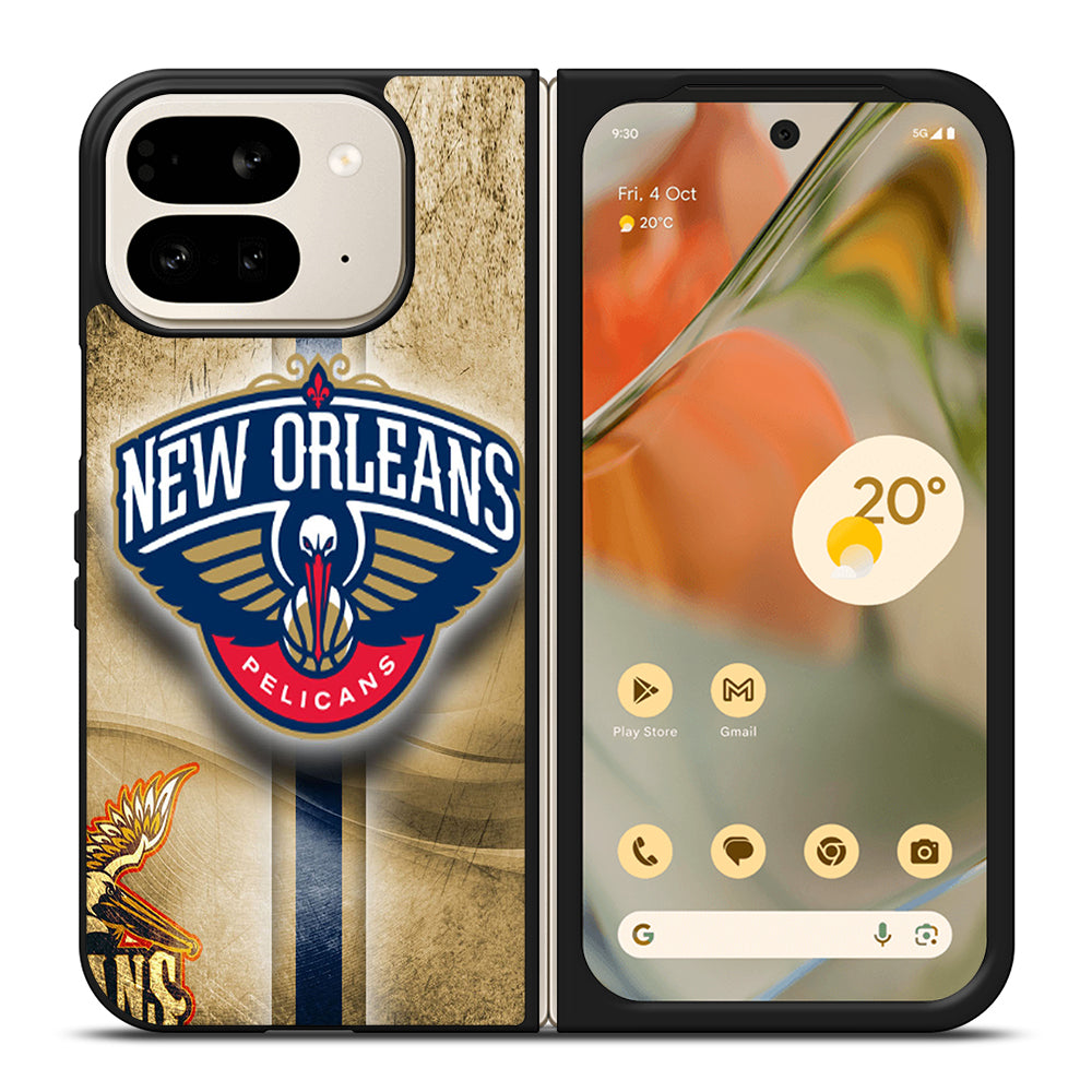 NEW ORLEANS PELICANS NBA LOGO Google Pixel 9 Pro Fold Case Cover