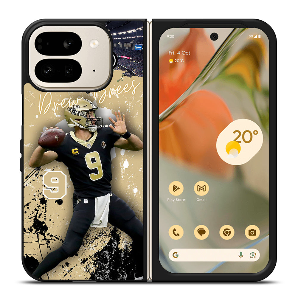 NEW ORLEANS SAINTS DREW BREES BEST Google Pixel 9 Pro Fold Case Cover