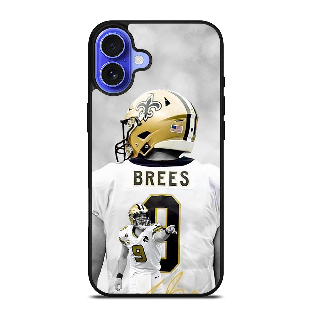 NEW ORLEANS SAINTS DREW BREES FOOTBALL iPhone 16 Case Cover
