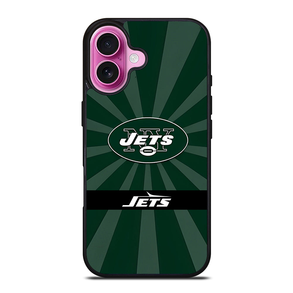 NEW YORK JETS NFL LOGO iPhone 16 Plus Case Cover