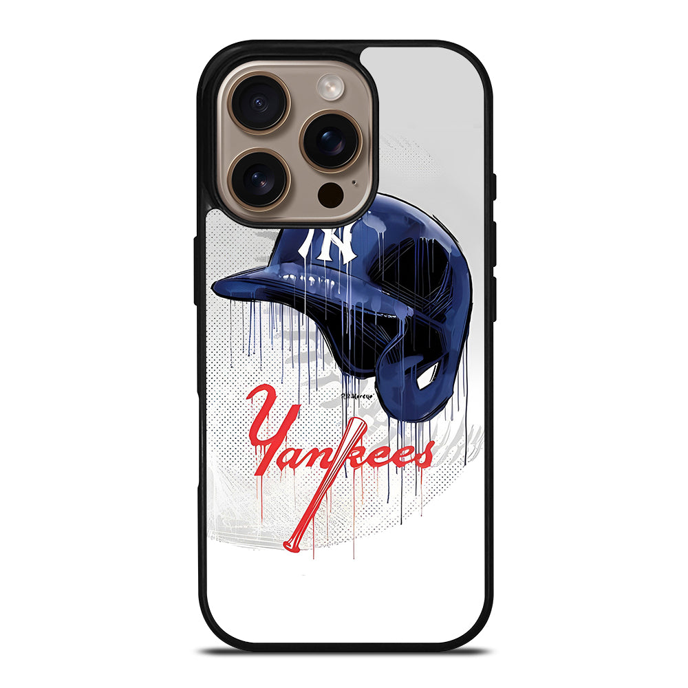 NEW YORK YANKEES ART LOGO iPhone 16 Pro Case Cover
