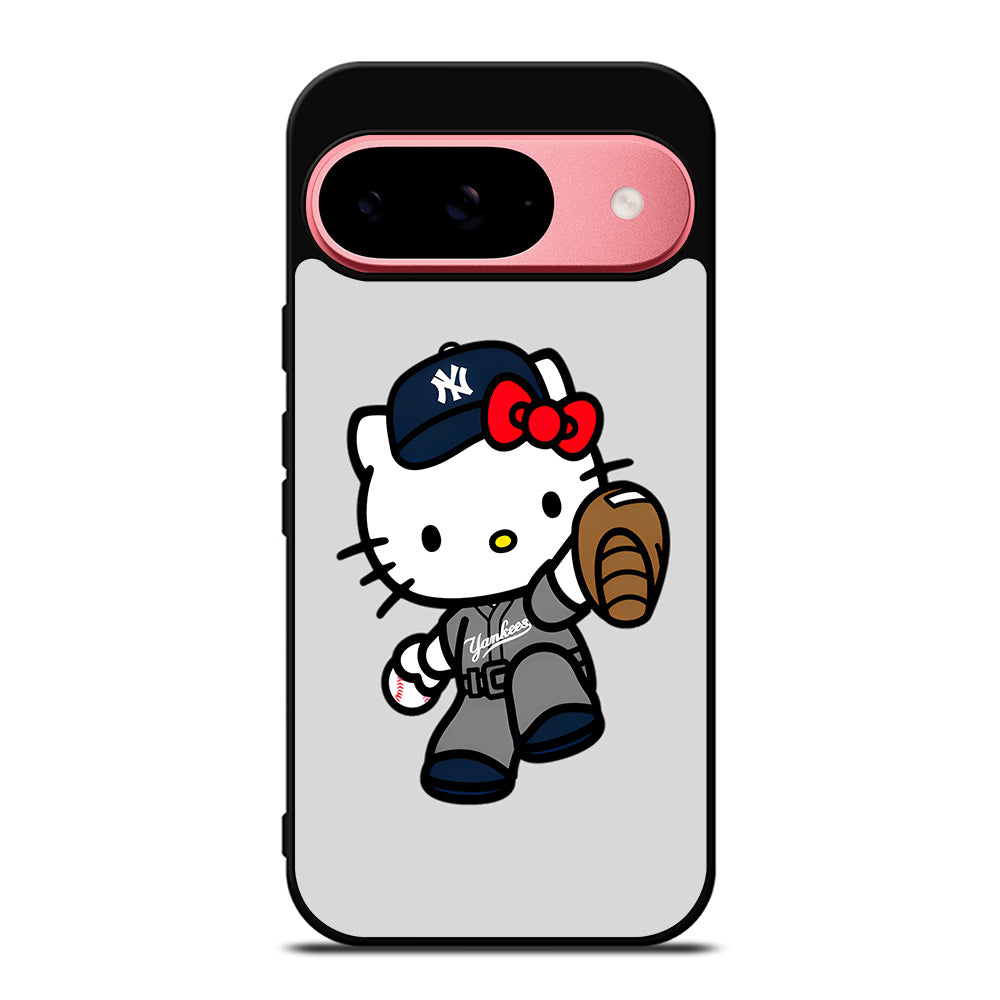 NEW YORK YANKEES HELLO KITTY CARTOON Google Pixel 9 Case Cover