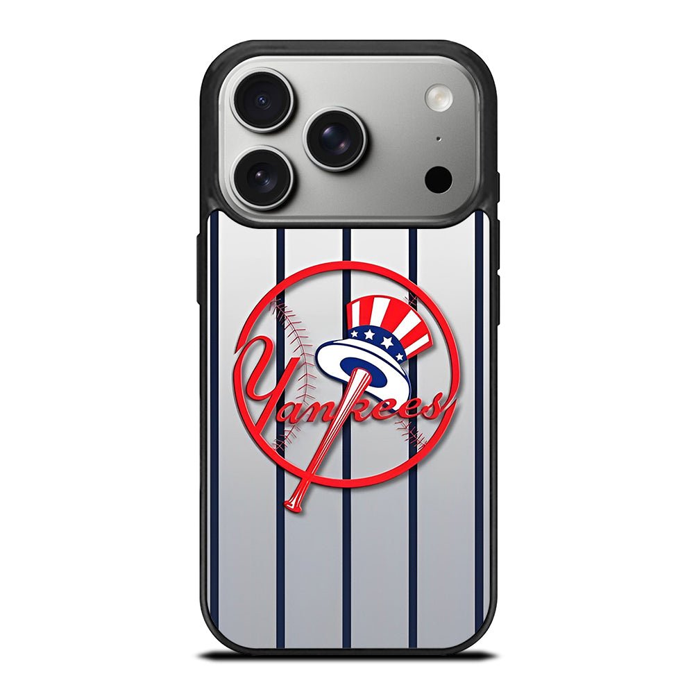 NEW YORK YANKEES STRIPE LOGO iPhone 17 Pro Case Cover