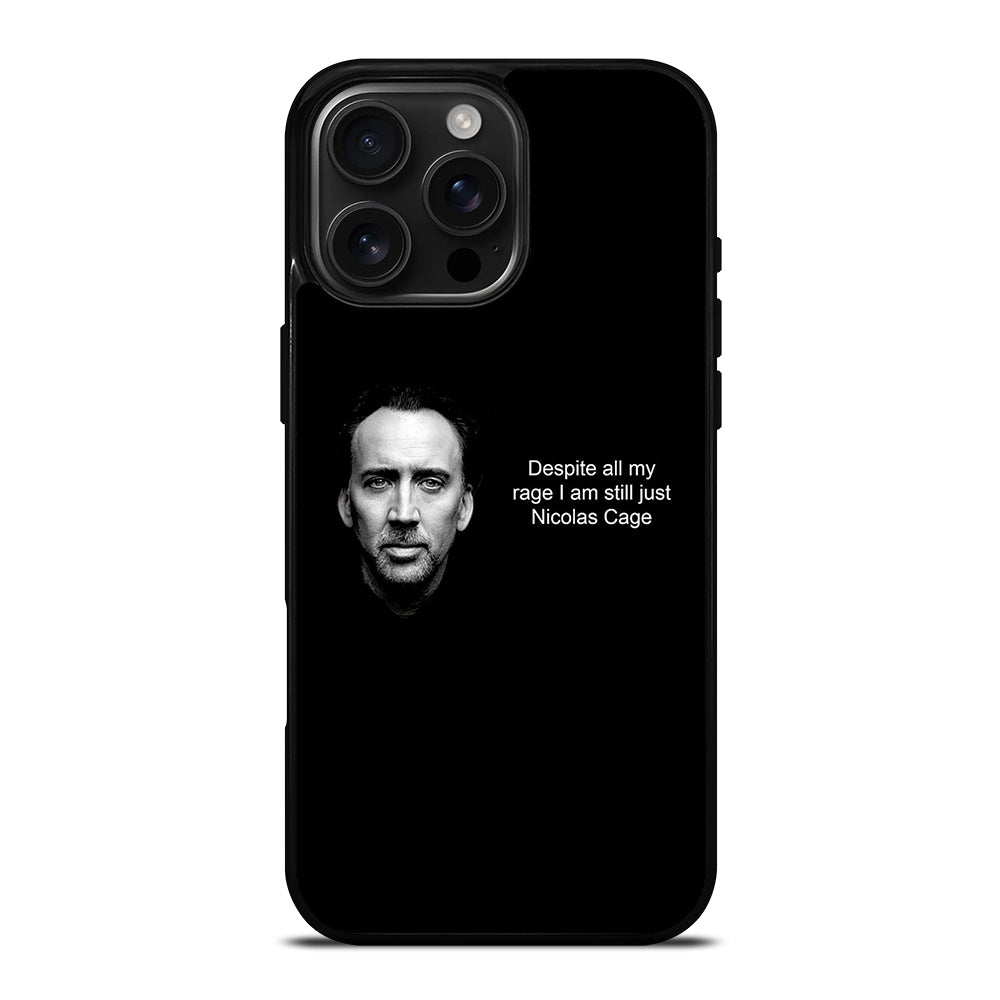 NICOLAS CAGE QUOTE 2 iPhone 16 Pro Max Case Cover