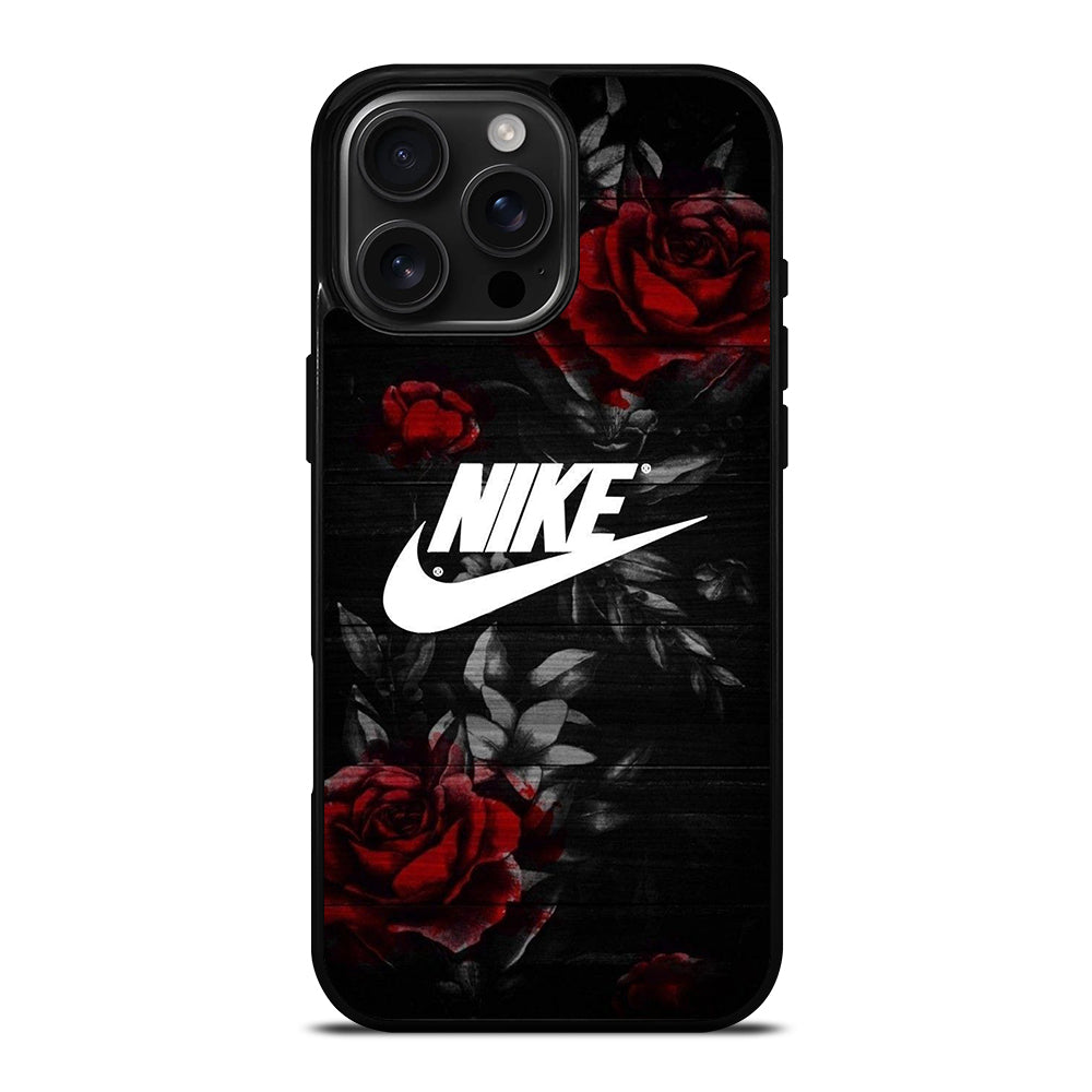 NIKE ROSE FLOWER LOGO iPhone 16 Pro Max Case Cover