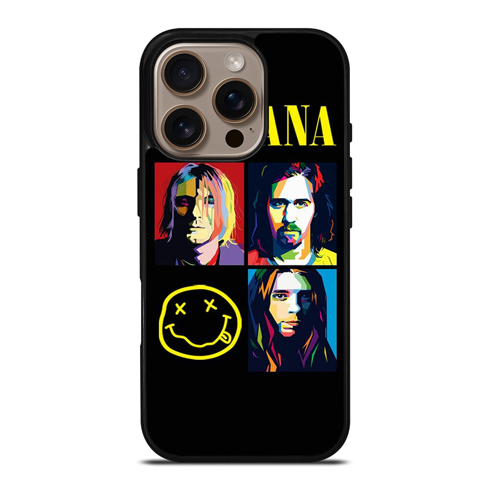 NIRVANA AMERICAN BAND iPhone 16 Pro Case Cover
