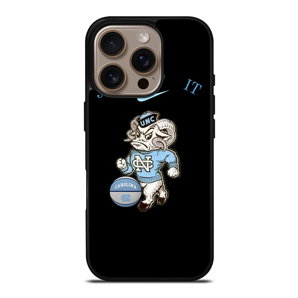NORTH CAROLINA TAR HEELS MASCOT 3 iPhone 16 Pro Case Cover