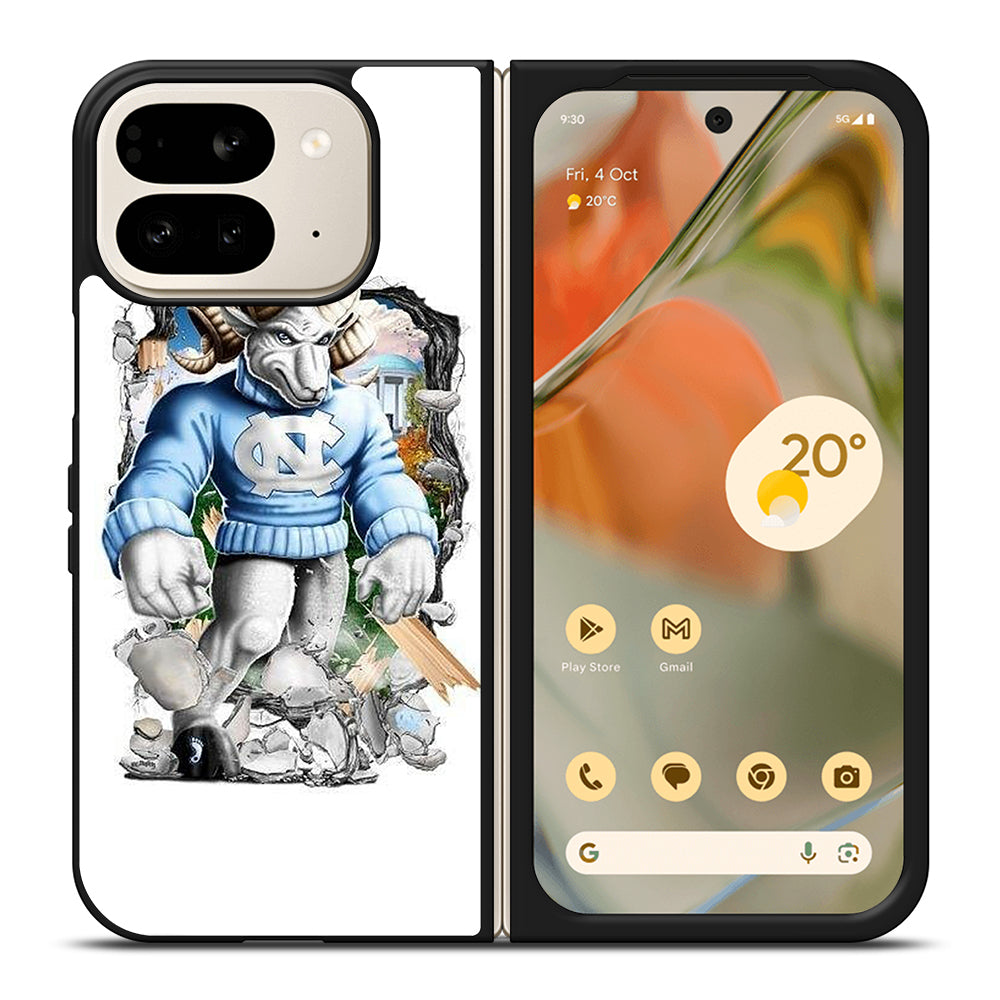 NORTH CAROLINA TAR HEELS MASCOT Google Pixel 9 Pro Fold Case Cover